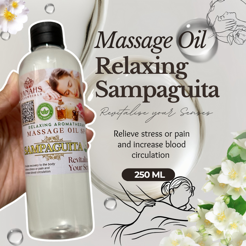 250ml Sampaguita Massage Oil – Relaxing & Revitalizing Care