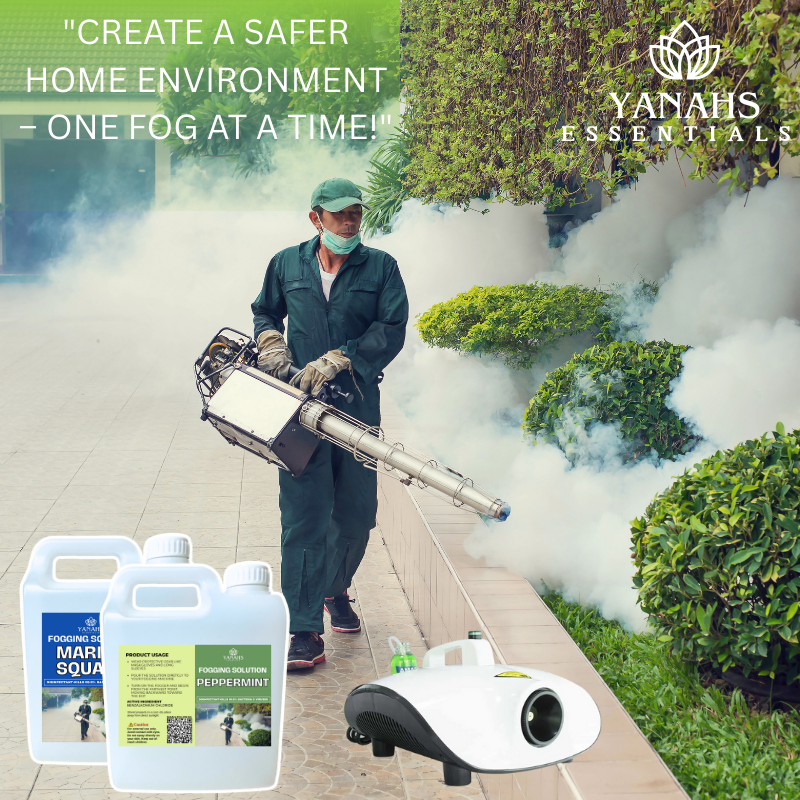 Baby Powder Scent Fogging Disinfectant Solution | 1 Liter -Suitable for Fogging Machine & Ready to Use