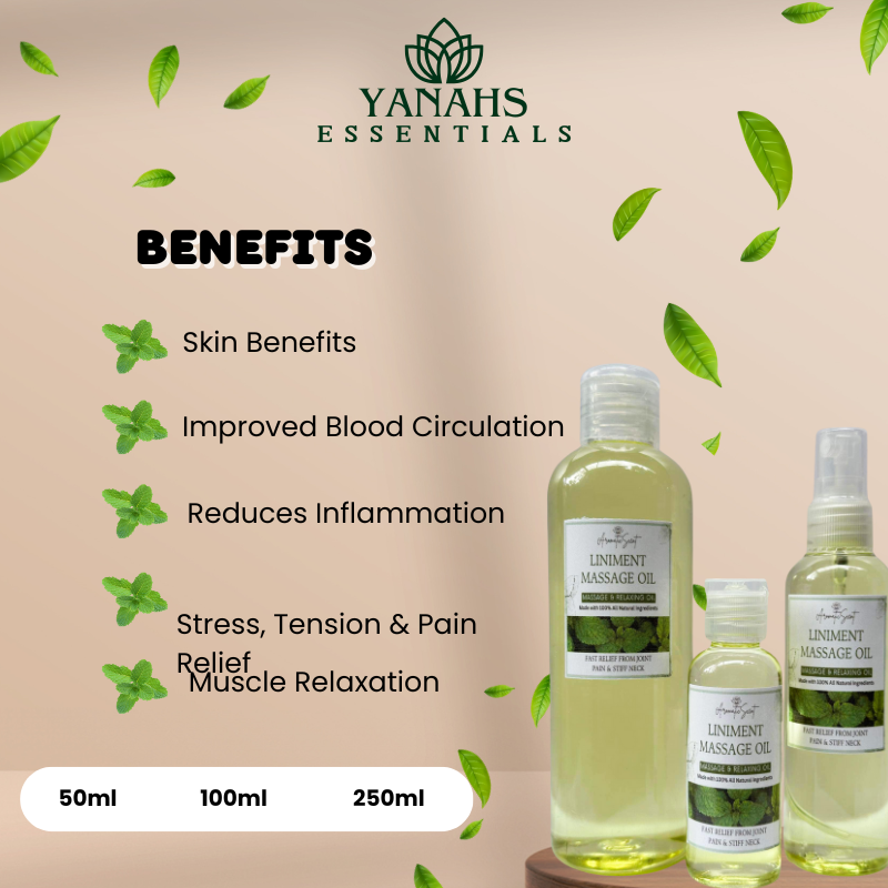 Herbal Liniment Massage Oil Relieves Muscle & Achy Muscle