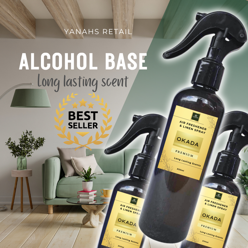 Premium Air Freshener 250ml – Long-Lasting Fragrance for Home, Car & Office
