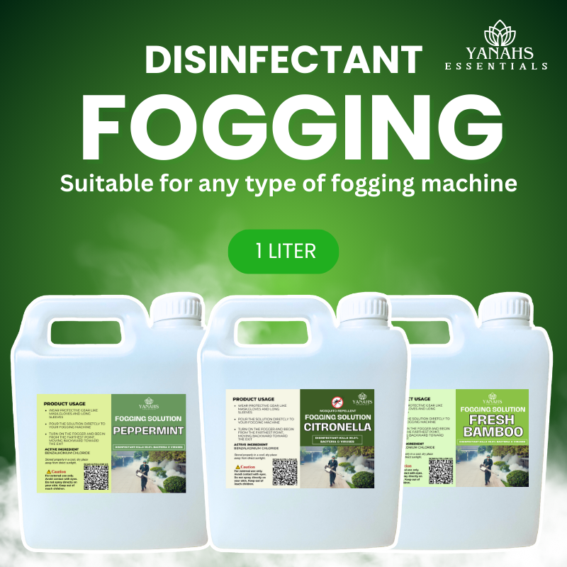 Yanahs Essentials UltraClean Fogging Solution – All-Purpose Sanitizer 1 Liter