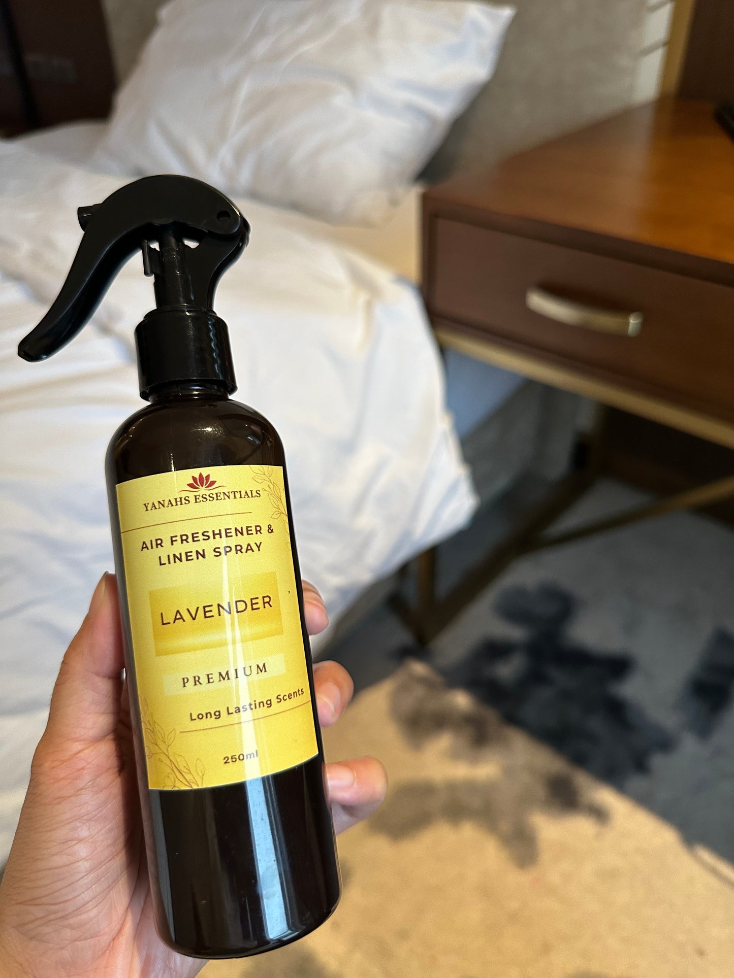 Lavender Premium Air Freshener 250ml – Long-Lasting Fragrance for Home, Car & Office