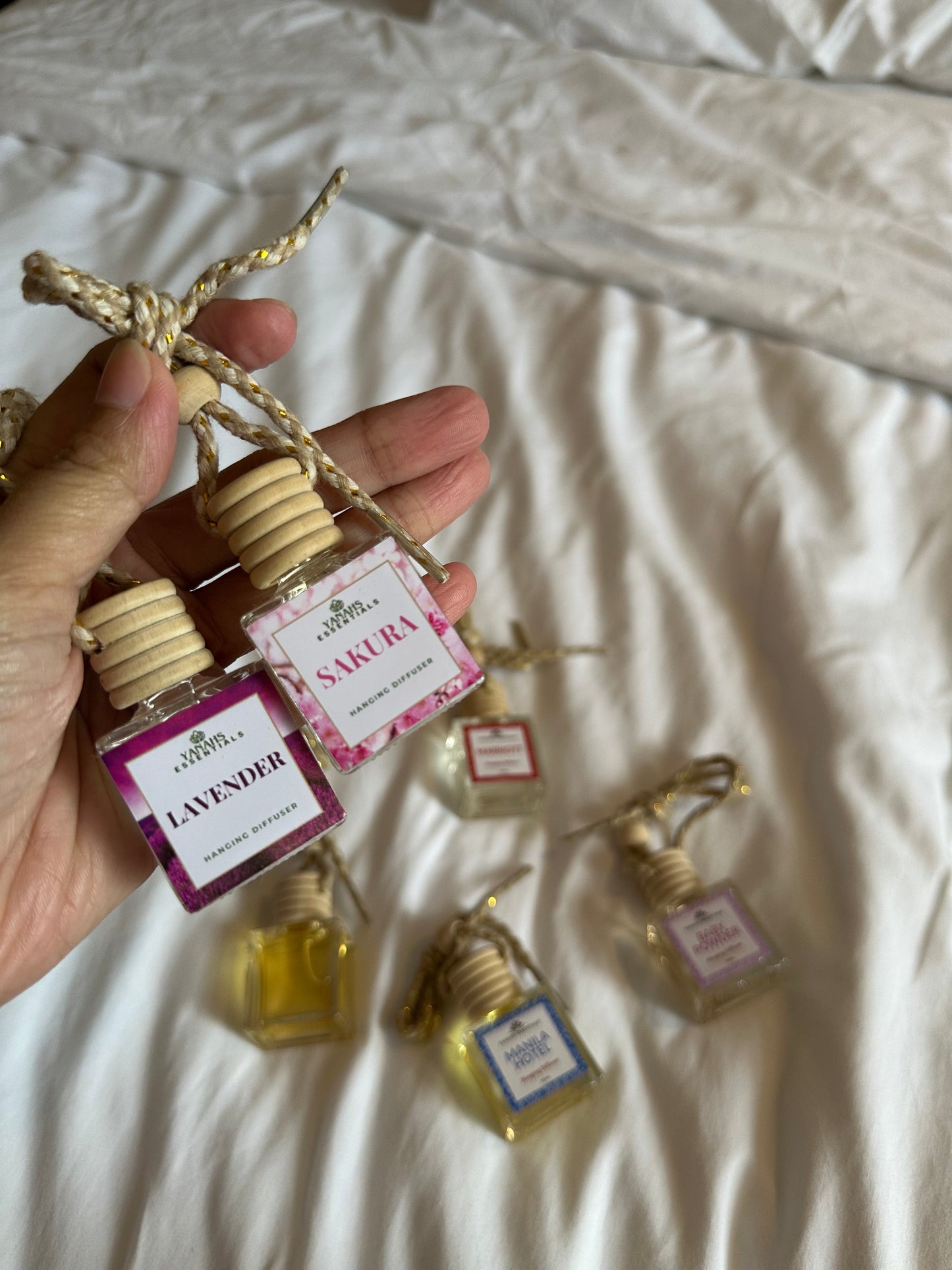 Shangrila Scent Hanging Diffuser – 10ml Fragrance Oil Bottle for Car, Wardrobe & Small Spaces