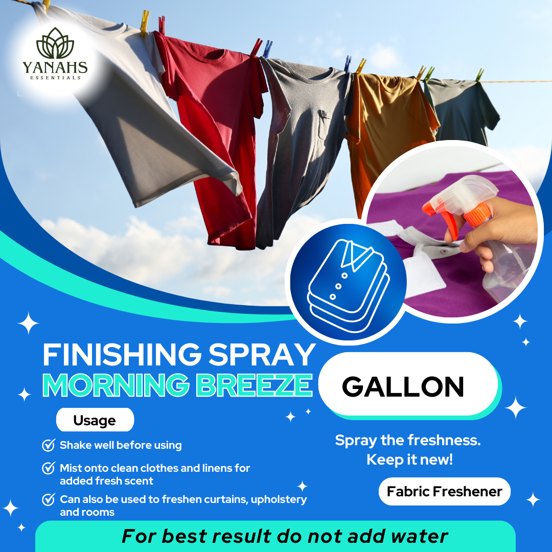 Fabric Freshener Finishing Spray - Neutralizing odors in fabric furniture or car interiors