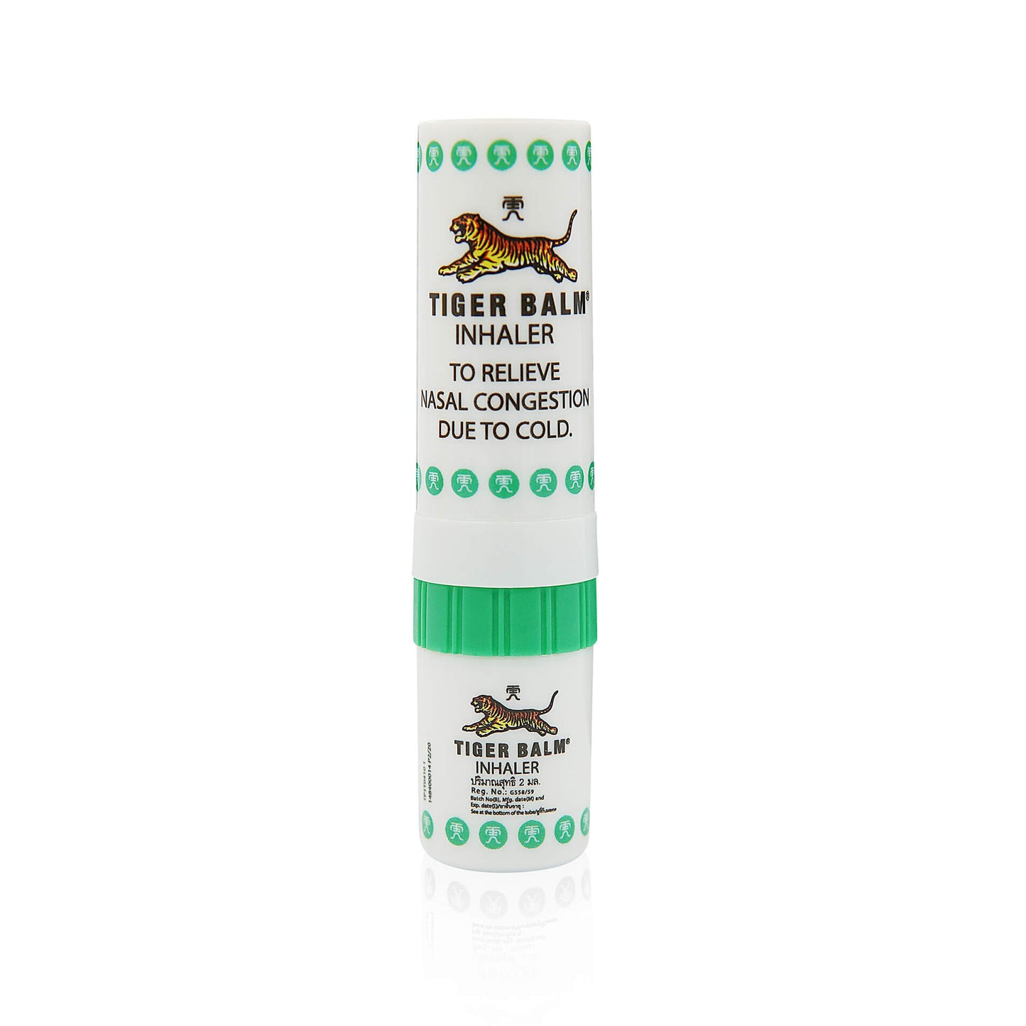 Traditional Thai Inhaler for Congestion & Dizziness Relief