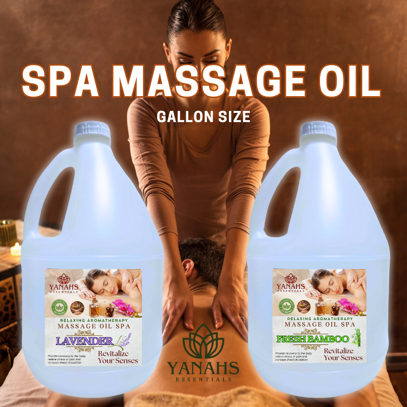 Professional Spa Massage Oil Refill – 1 Gallon Bulk Size