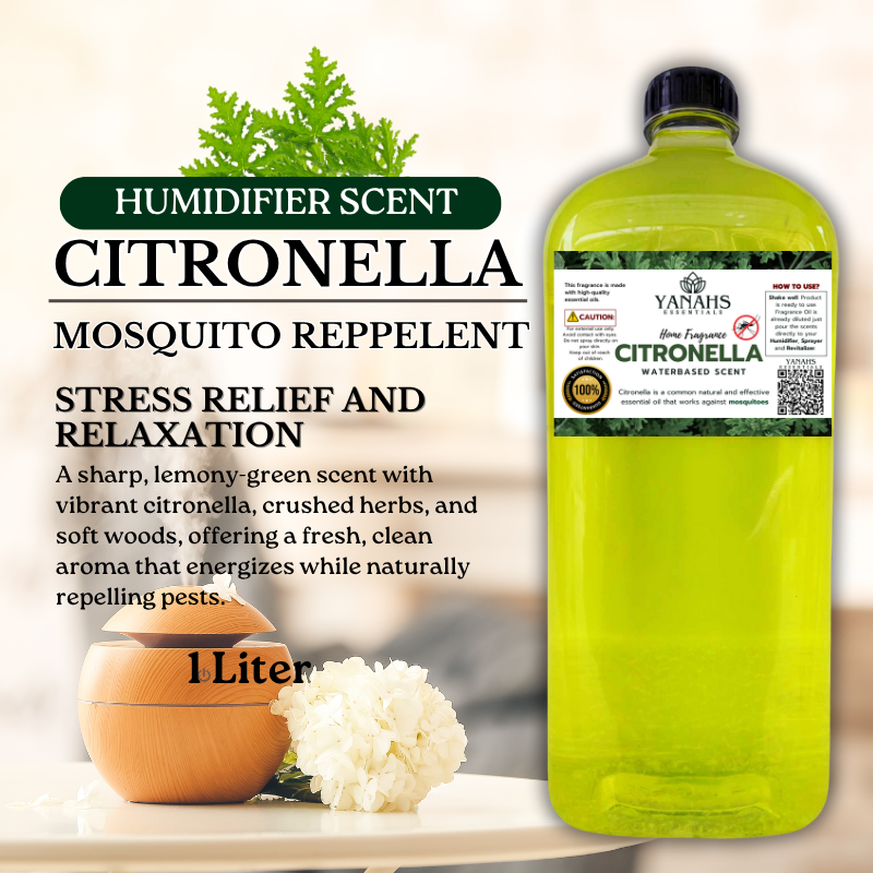 Citronella Mosquito Repellent Humidifier Scent Waterbased 1L - Classic Scent