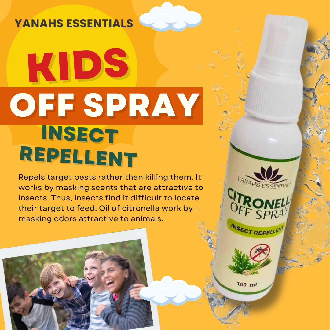 Citronella Off Spray – Gentle Skin Protection from Mosquitoes (100ml)