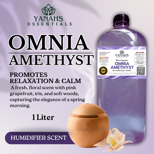 Omnia Amethyste Humidifier Scent Waterbased 1L - Perfume Inspired Scent