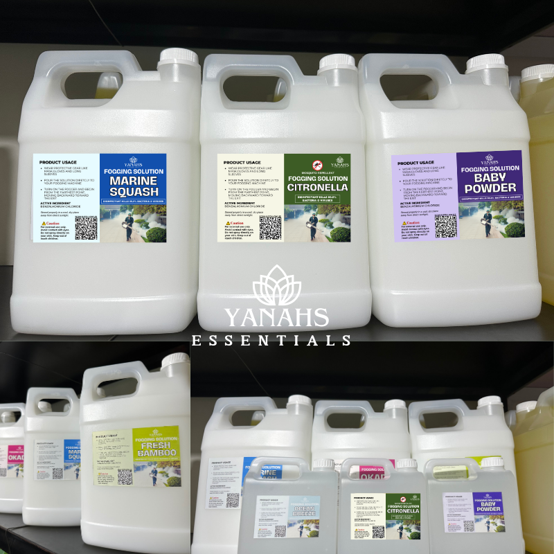 Marine Squash Scent Fogging Disinfectant Solution | 1 Liter -Suitable for Fogging Machine & Ready to Use