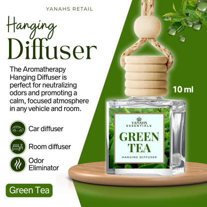 Aromatheraphy Hanging Diffuser – 10ml Scented Oil Bottle for Car, Wardrobe & Small Spaces