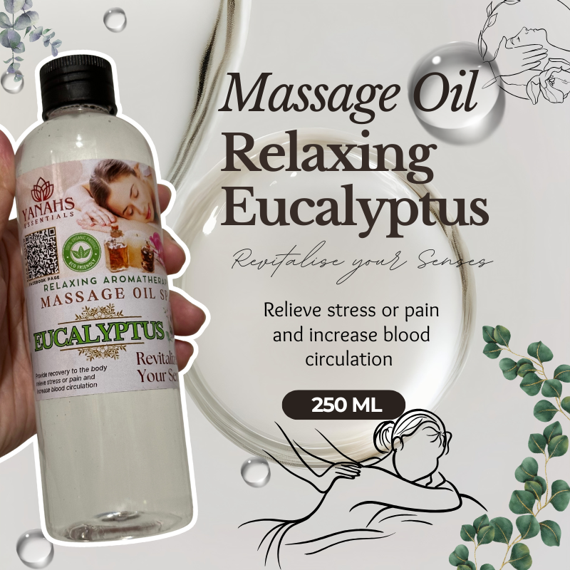 250ml Eucalyptus Massage Oil – Relaxing & Revitalizing Care