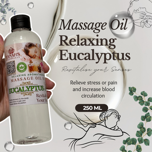 250ml Eucalyptus Massage Oil – Relaxing & Revitalizing Care