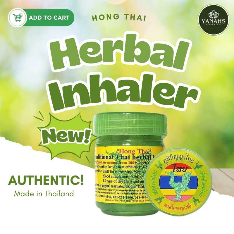 Original Hong Thai No.1 Traditional Thailand Herbal Inhaler