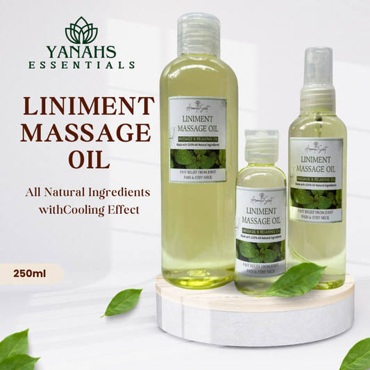 Herbal Liniment Massage Oil 250ml – For Muscle Relief & Headache Soothing
