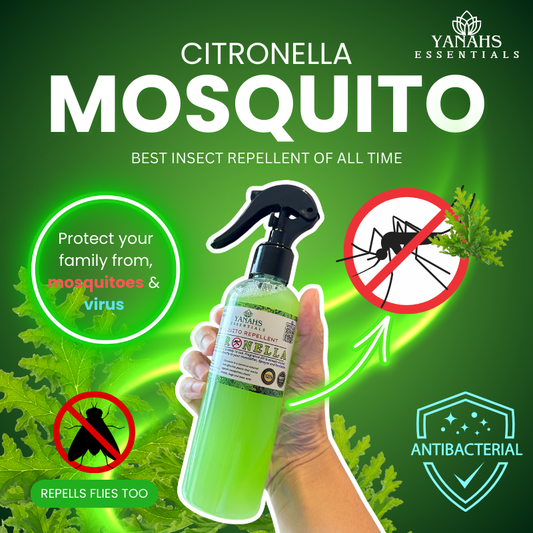 Citronella Air Freshener Spray 250ml – Water-Based Mosquito Repellent & Disinfectant Solution – Best Seller All-in-One
