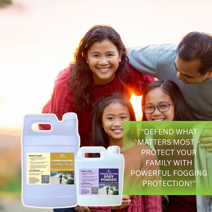 Shangrila Scent Fogging Disinfectant Solution | 1 Liter -Suitable for Fogging Machine & Ready to Use