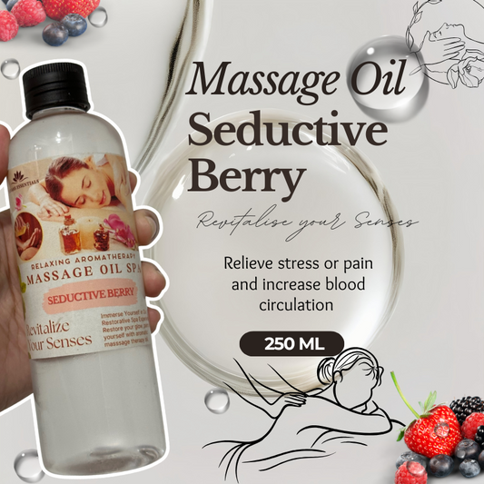 250ml Seductive Berries Massage Oil – Relaxing & Revitalizing Care