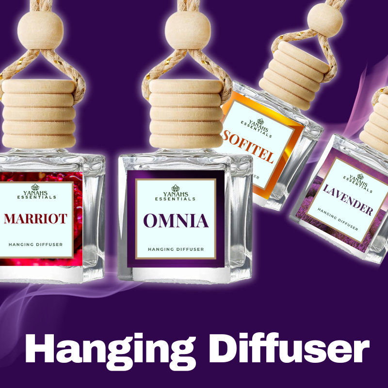 Vanilla Lace Scent Hanging Diffuser – 10ml Fragrance Oil Bottle for Car, Wardrobe & Small Spaces