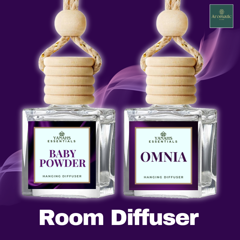 Aromatheraphy Hanging Diffuser – 10ml Scented Oil Bottle for Car, Wardrobe & Small Spaces