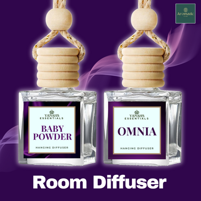 Aromatheraphy Hanging Diffuser – 10ml Scented Oil Bottle for Car, Wardrobe & Small Spaces