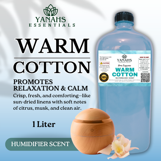 Warm Cotton Humidifier Scent Waterbased 1L - Classic Scent