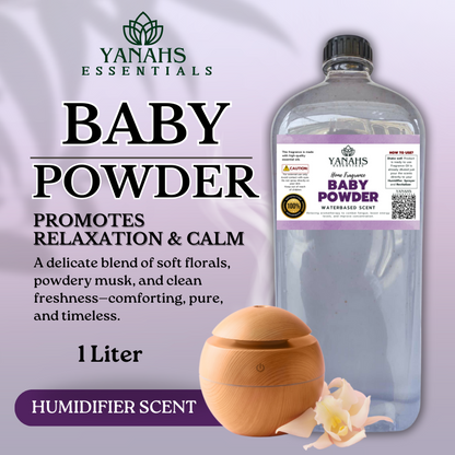 Baby Powder Humidifier Scent Waterbased 1L - Classic Scent