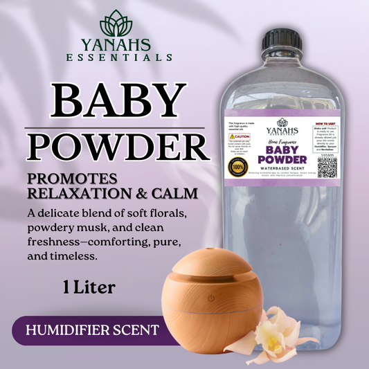 Baby Powder Humidifier Scent Waterbased 1L - Classic Scent