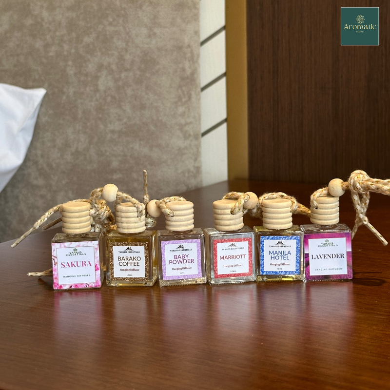 Aromatheraphy Hanging Diffuser – 10ml Scented Oil Bottle for Car, Wardrobe & Small Spaces