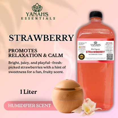 Strawberry Humidifier Scent Waterbased 1L - Fruit Scent