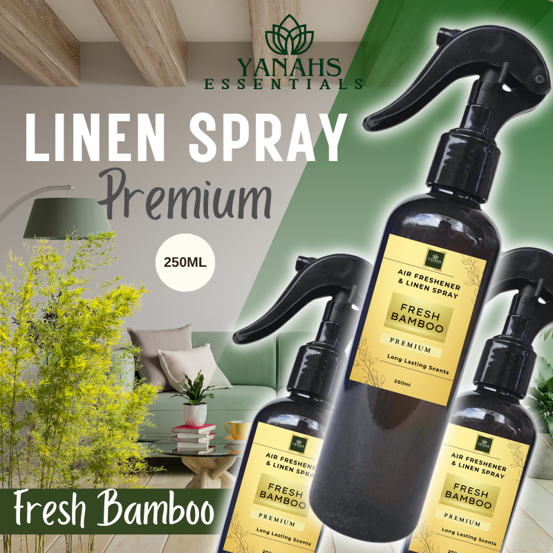 Fresh Bamboo Premium Air Freshener 250ml – Long-Lasting Fragrance for Home, Car & Office
