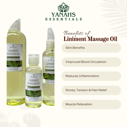 Herbal Liniment Massage Oil 250ml – For Muscle Relief & Headache Soothing