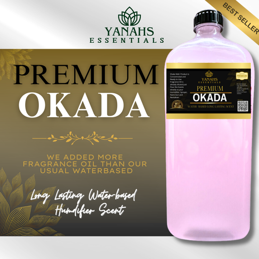 Premium Water-Based Okada  Scent – 1L | For Humidifiers, Air Fresheners, Linen Sprays & Revitalizers | Enhanced with Added Fragrance Oil for a Stronger, Longer-Lasting Scent