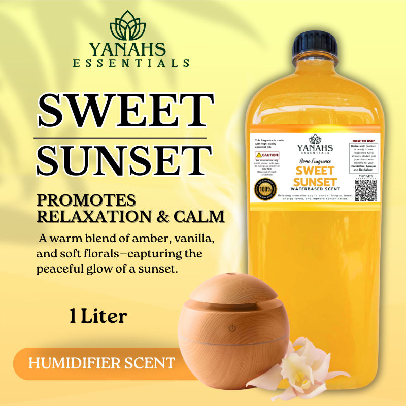 Sweet Sunset Humidifier Scent Waterbased 1L - Perfume Inspired Scent