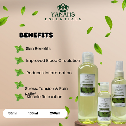 Herbal Liniment Massage Oil Relieves Muscle & Achy Muscle