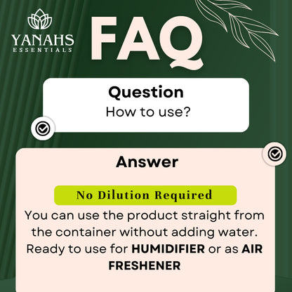 Fresh Bamboo Humidifier Scent Waterbased 1L - Nature Scent