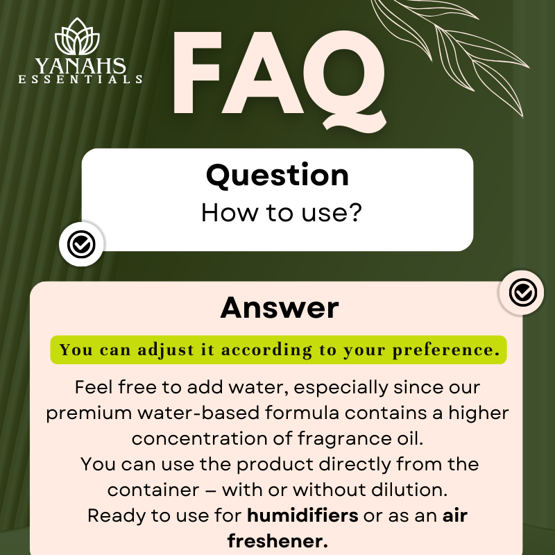 Premium Water-Based White Tea & Ginger  Scent – 1L | For Humidifiers, Air Fresheners, Linen Sprays & Revitalizers | Enhanced with Added Fragrance Oil for a Stronger, Longer-Lasting Scent