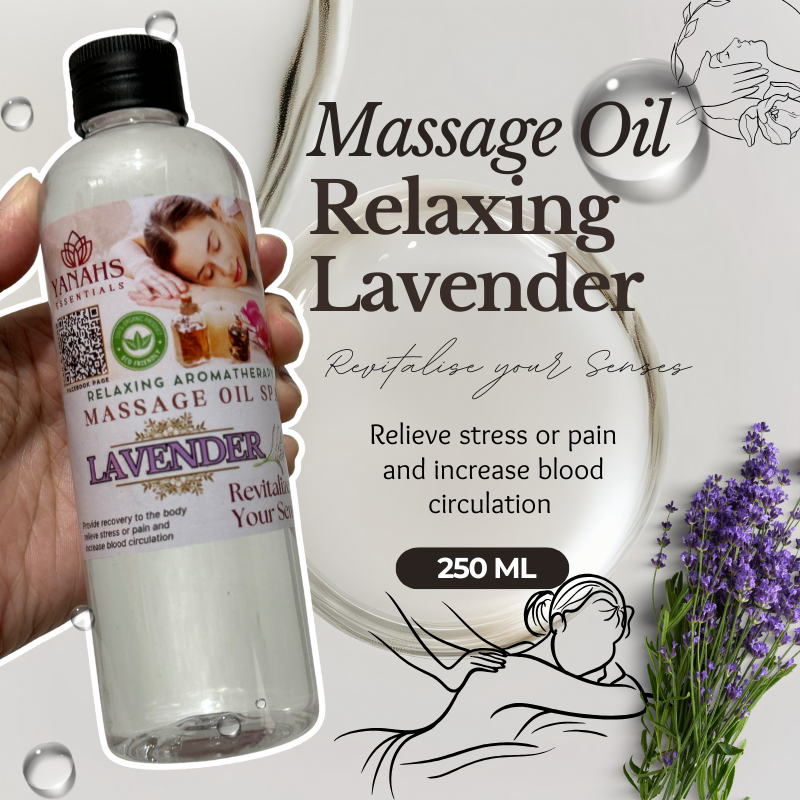 250ml Lavender Massage Oil – Relaxing & Revitalizing Care