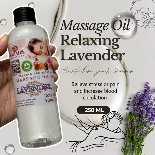 250ml Lavender Massage Oil – Relaxing & Revitalizing Care