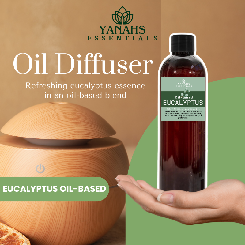 Eucalyptus Oil-Based Fragrance – For Humidifiers, Revitalizers, Reed & Hanging Diffusers, Candle Burners