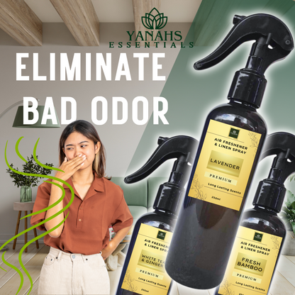 Fresh Bamboo Premium Air Freshener 250ml – Long-Lasting Fragrance for Home, Car & Office