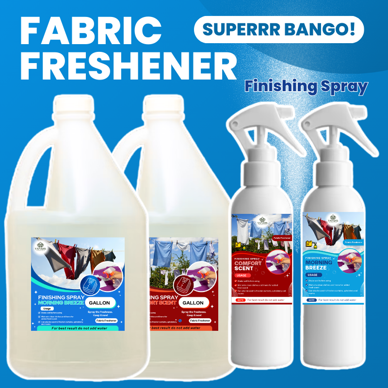Fabric Freshener Finishing Spray - Neutralizing odors in fabric furniture or car interiors