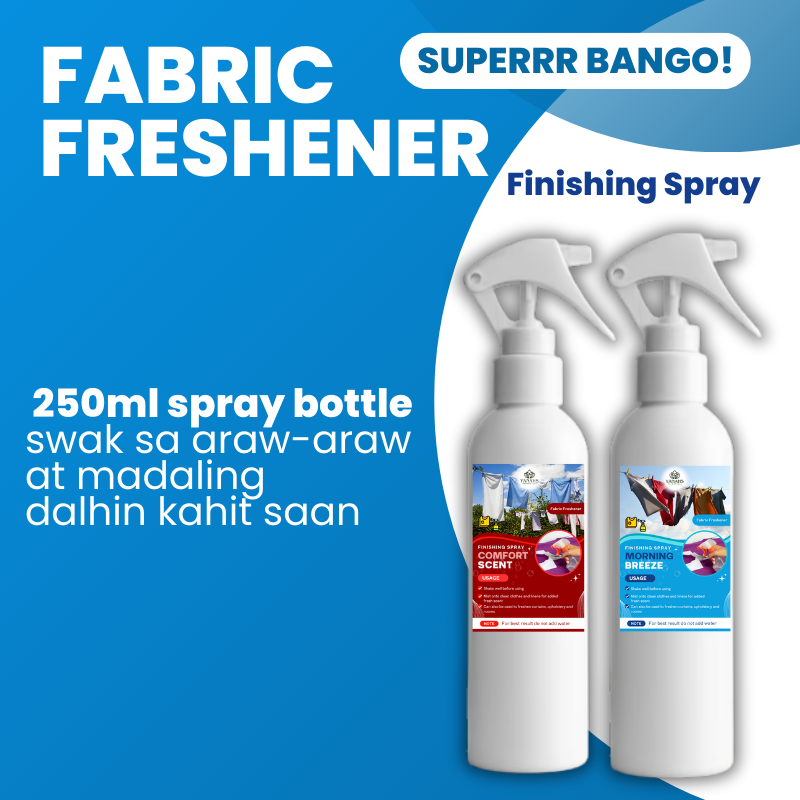 Fabric Freshener Finishing Spray - Neutralizing odors in fabric furniture or car interiors