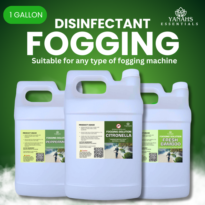 Yanahs Essentials UltraClean Fogging Solution – All-Purpose Sanitizer Gallon Size