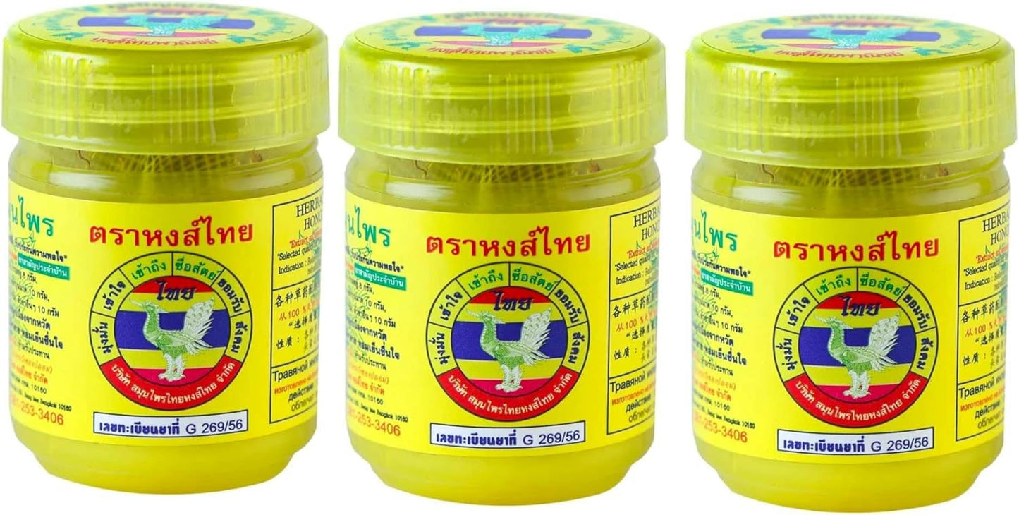 Traditional Thai Inhaler for Congestion &amp; Dizziness Relief