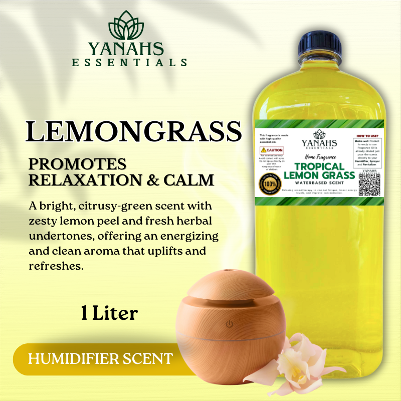 Scented Antibacterial Humidifier Refill – 1 Liter – Freshens Air & Reduces Germs