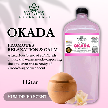 Scented Antibacterial Humidifier Refill – 1 Liter – Freshens Air & Reduces Germs