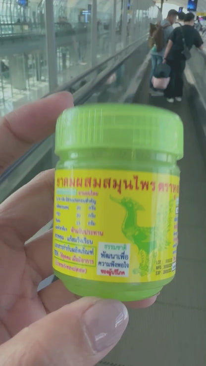 Traditional Thai Inhaler for Congestion &amp; Dizziness Relief
