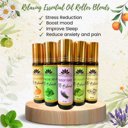 Essential Oil Roller Blends - Soothing & Relaxing